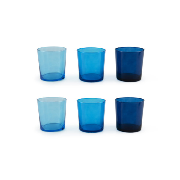 Excelsa Aurora Set Mit 6 Bunten Gläsern - Je 300 Ml, Spülmaschinenfest & Handgefertigt